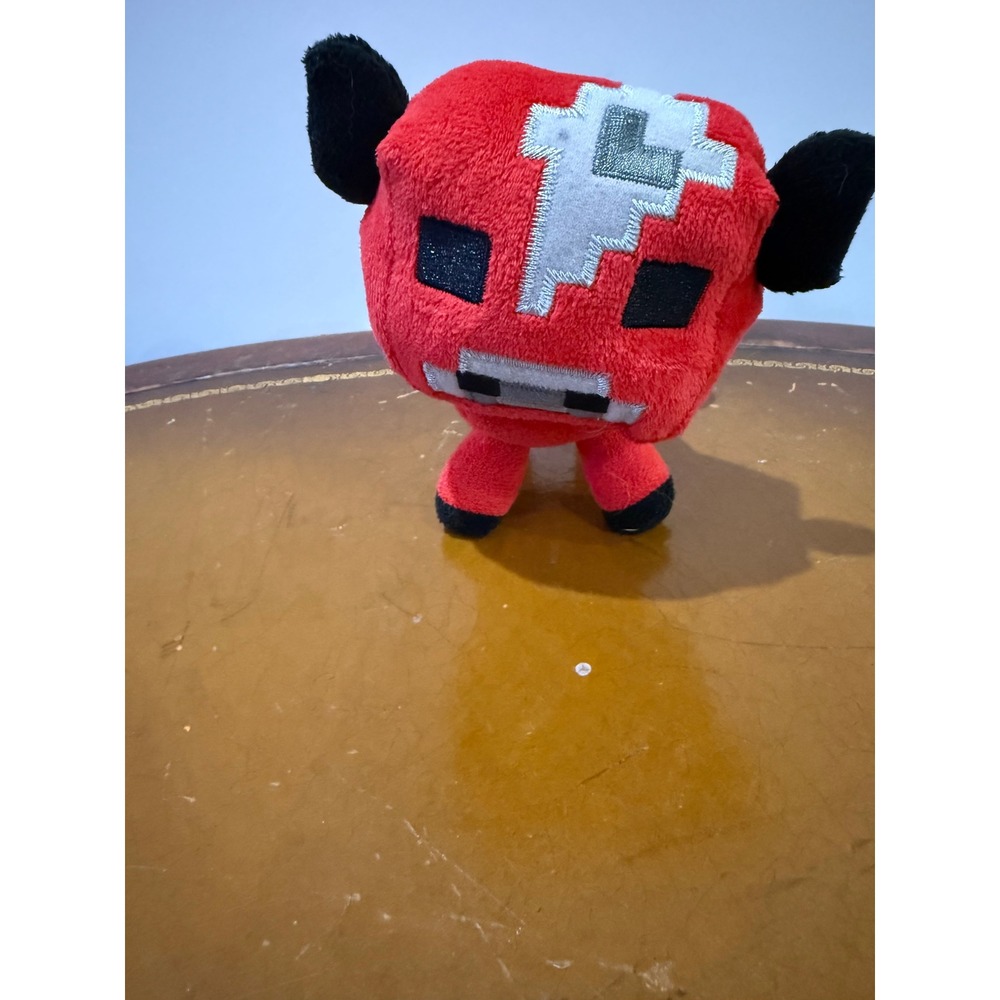 Mojang Minecraft Mooshroom Plush Kids Small Red Excellent Mushroom Cow Toy